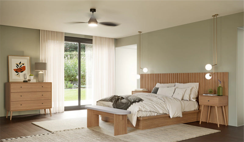 Cabeceira Ripada MDF Para Cama de Casal 2,95m