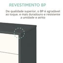 Escrivaninha em L pés metálicos 6133 + Gaveteiro New