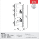Estante para sala ou escritório 100% MDF
