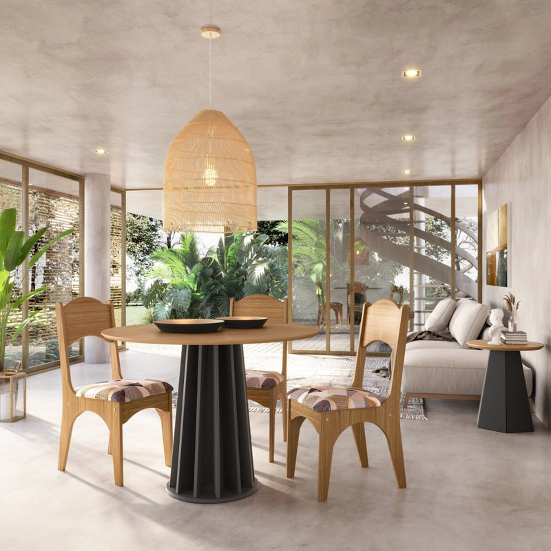 Mesa de Jantar Ripada 105cm 4 Lugares