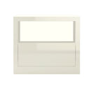 Mesa de cabeceira 100% MDF com uma gaveta Off White